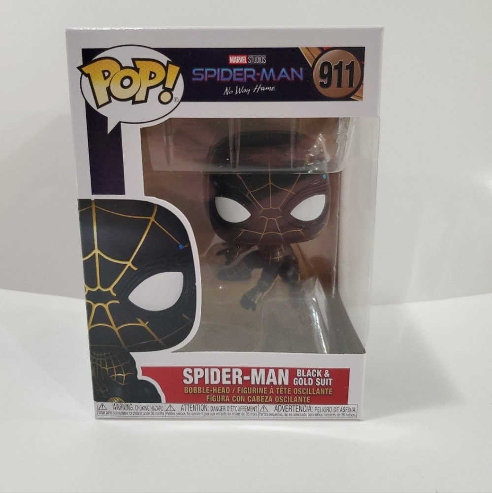 Spider-Man Black and Gold Suit funko #911